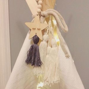 Star tassel nursery decor
